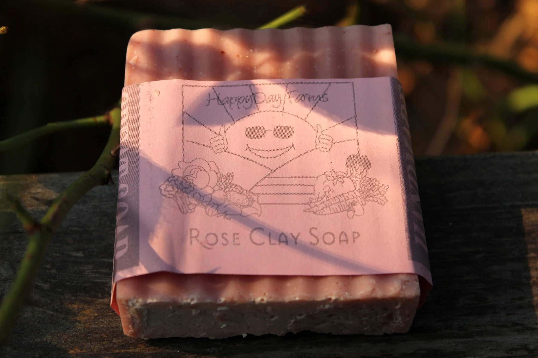 HappyDay Farms Rose Clay Soap